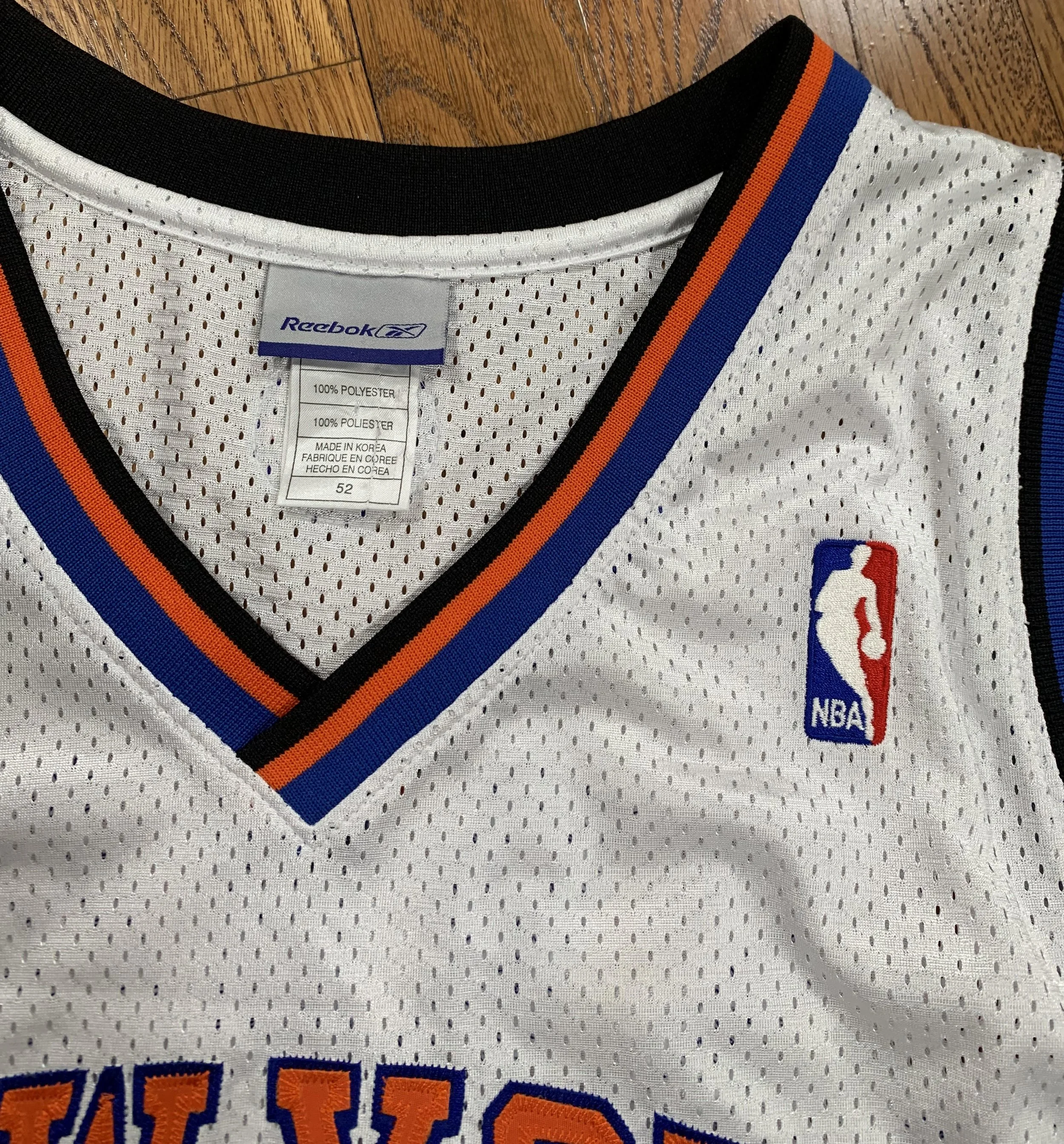 Vintage Reebok New York Knicks Stephon Marbury White Jersey (Size